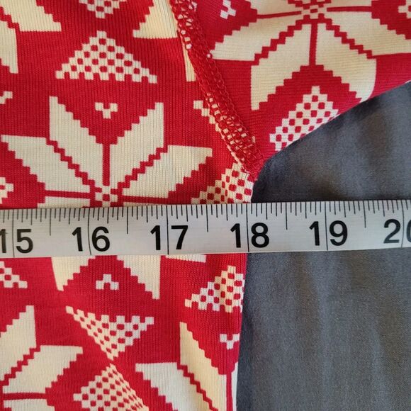 Hanna Andersson Snowflake Christmas Organic Cotton Pajama Set Womens M Long John - Picture 3 of 10